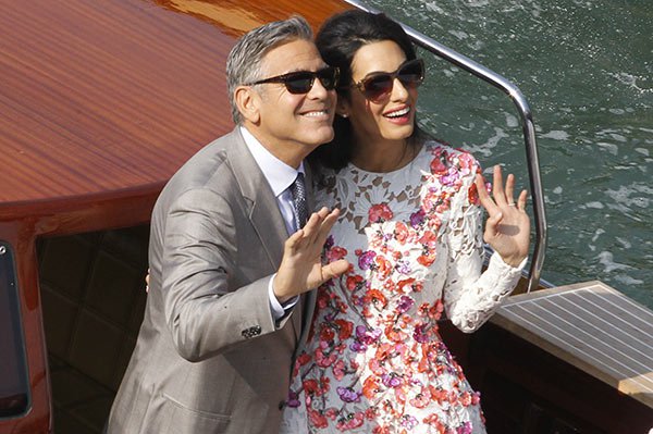 George Clooney and Amal Alamuddin Wedding Pictures